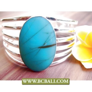 Turquoise Alpaka Silver Bracelets